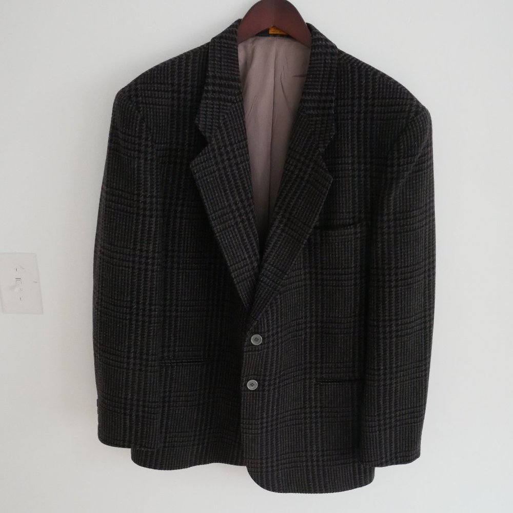 Vintage YSL men’s houndstooth blazer